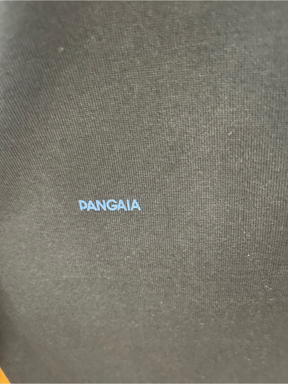 PANGAIA Black Short-Sleeve Tee with Small Blue Print - Picture 6 of 8